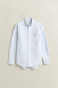 Camisa Oxford cl&aacute;sica de rayas finas