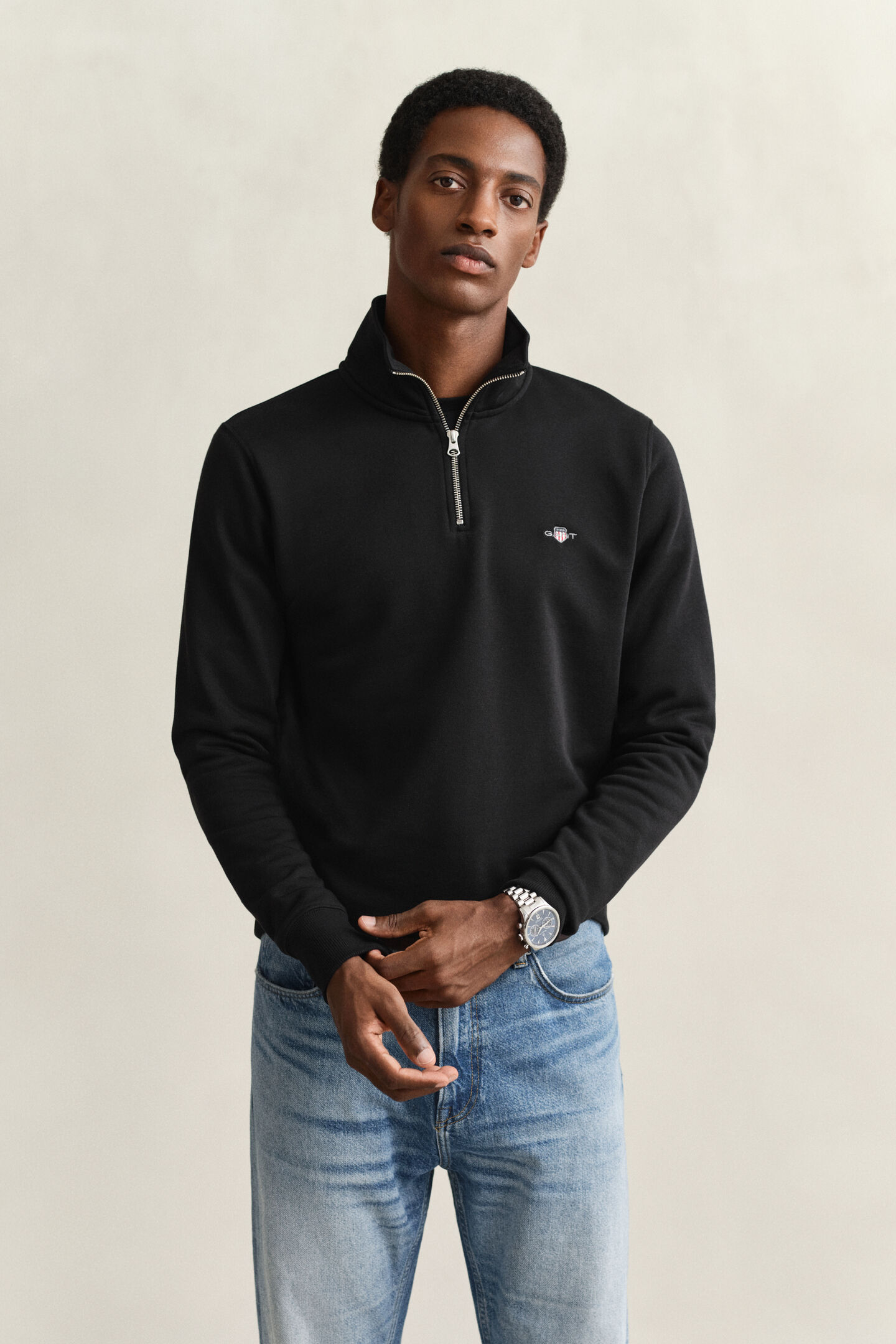 Sudadera Shield con media cremallera
