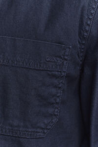 Sobrecamisa en mezcla de lino