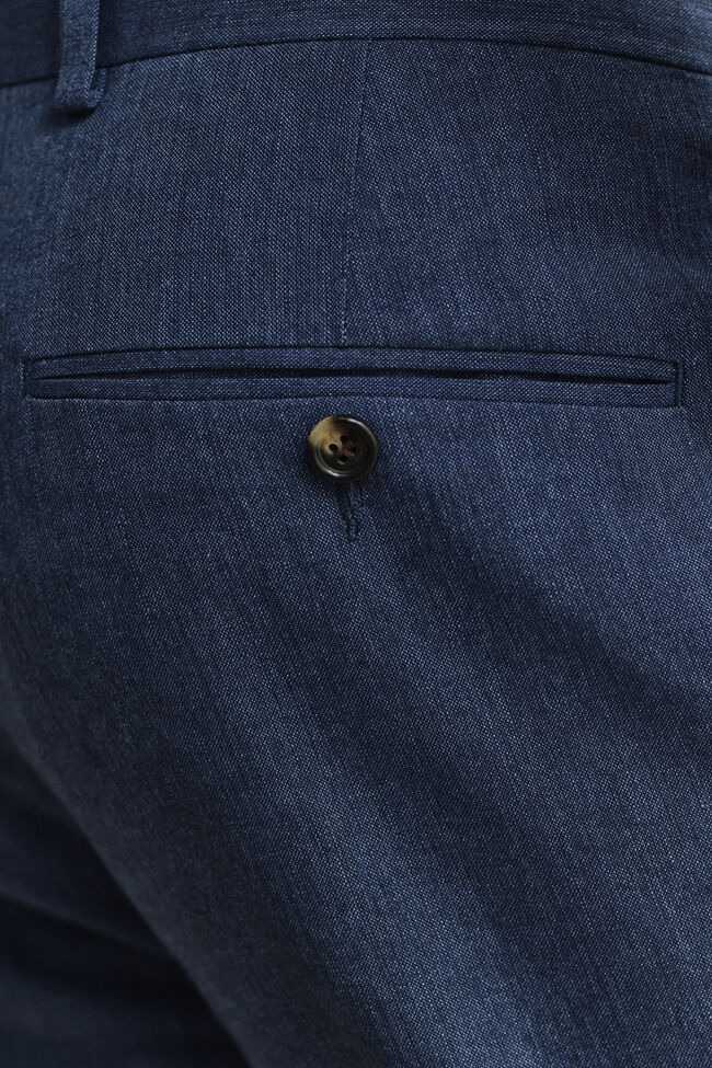 Pantalones de traje de mezcla de lino