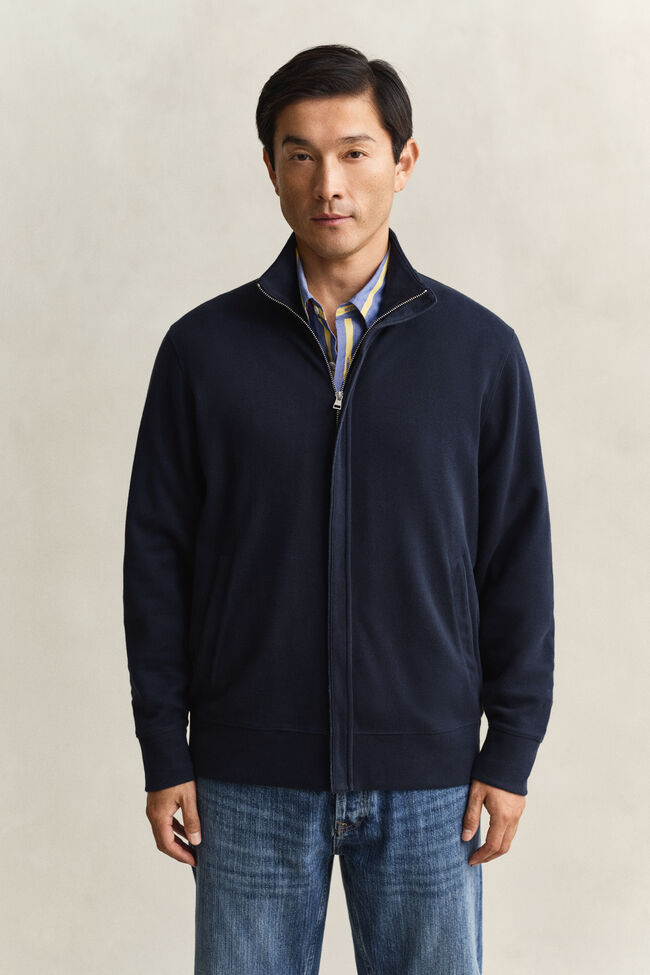 Sudadera Sacker Rib con cremallera