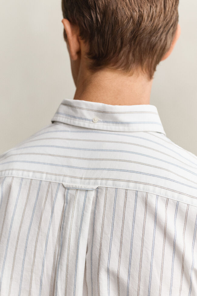 Camisa Oxford cl&aacute;sica a rayas