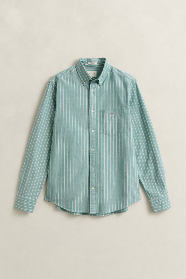 Camisa Oxford cl&aacute;sica a rayas